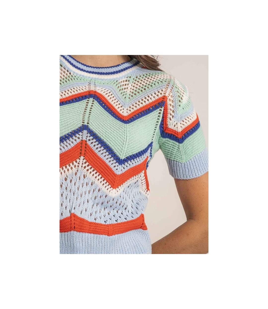 Pull léger manches courtes KURINA - Dona X Lisa-3