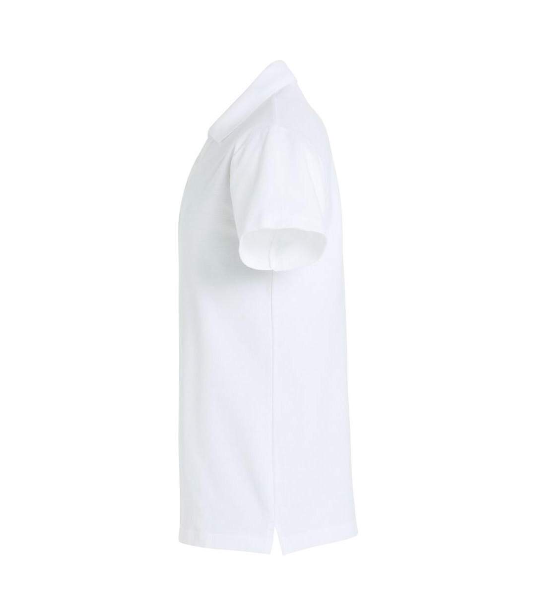 Polo Basic Homme Blanc Clique-3