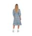 Robe Portefeuille Femme Bleu Gris Only-3