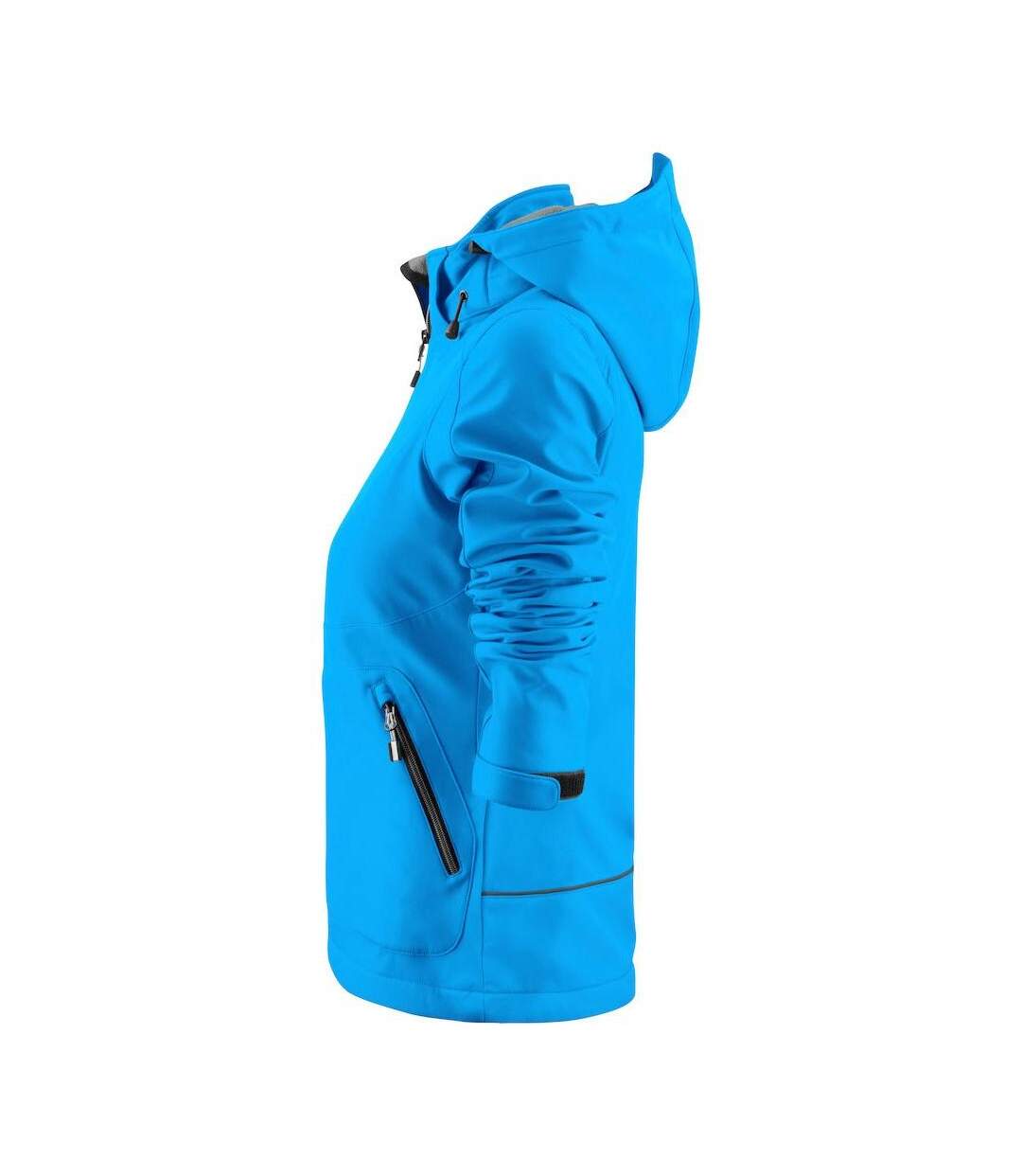 Veste Softshell Karting Femme Bleu Océan Printer-3