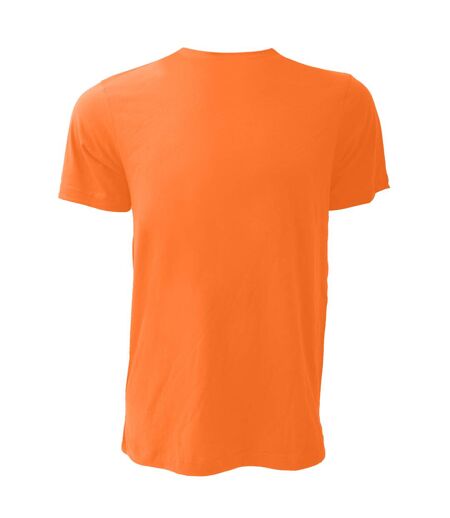 Canvas Unisex Jersey Crew Neck Short Sleeve T-Shirt (Orange) - UTBC163