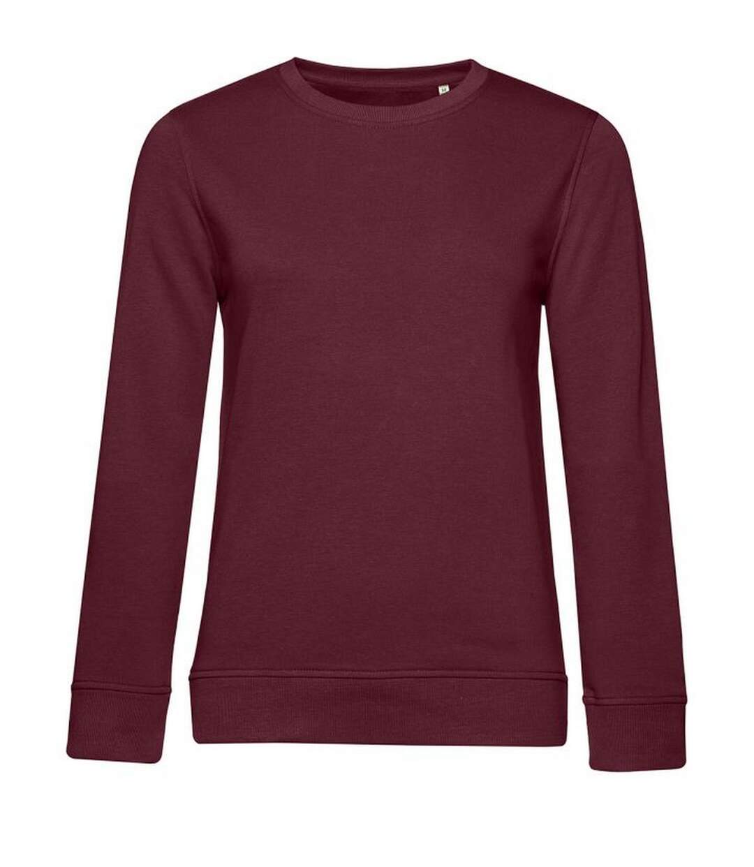 Sweat Organic Inspire Femme Bordeaux B&C-1