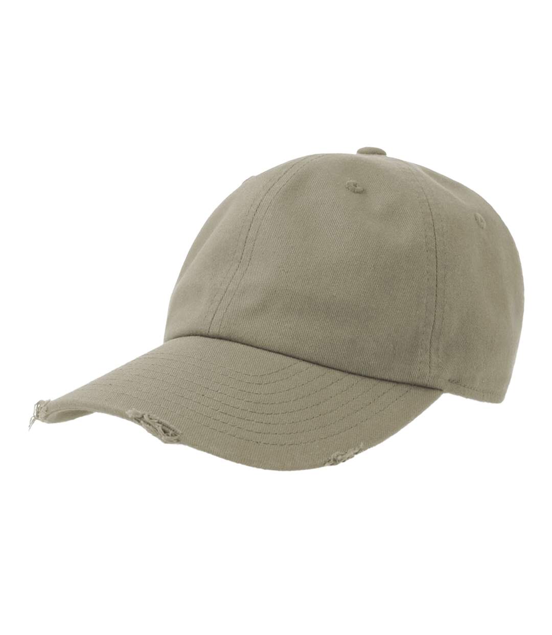 Casquette Destroyed-s Gris Atlantis Headwear-3