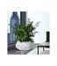 Cache-Pot Design en Relief Honduras 40cm Blanc-5