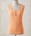 MAYFLOWER DACCA1 - Débardeur orange pour femme : le confort en pur coton respirant-3
