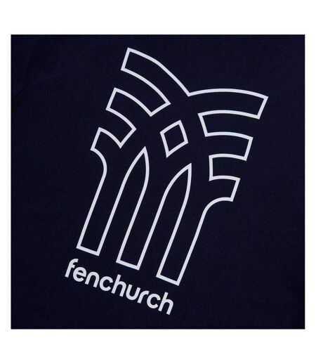 T-shirt Motif/style Gros Logo Aspinall Homme Bleu Marine Fenchurch