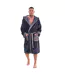 Robe De Chambre Homme Charbon Gris Keanu-4