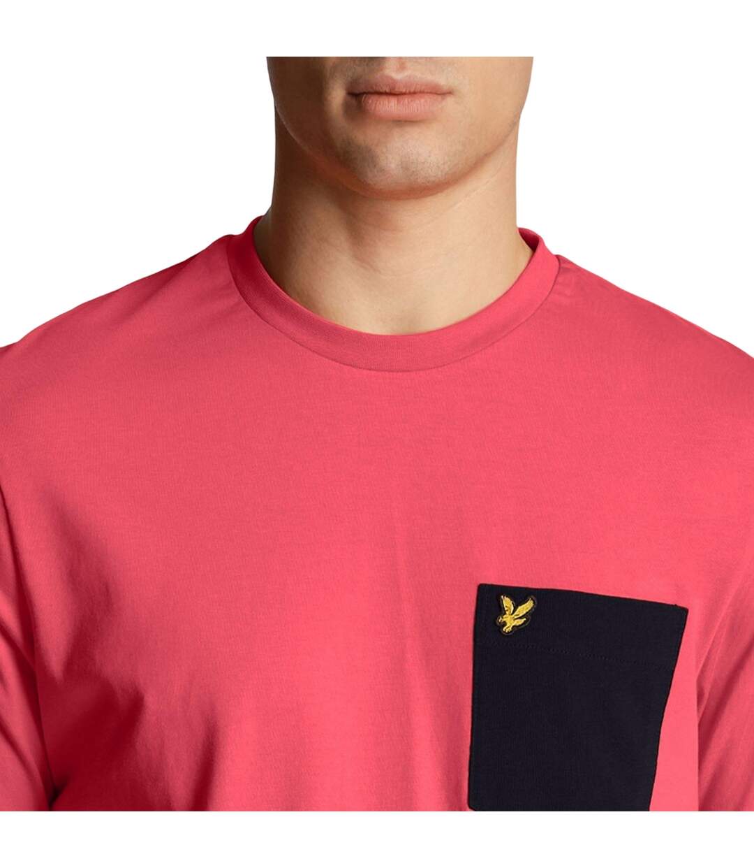 T-shirt Homme Rose Lyle & Scott-4