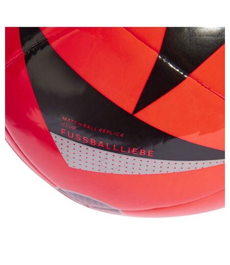 Ballon De Foot Pour Entraînement Euro24 Fussballliebe Club Taille 5 Rouge Noir Adidas