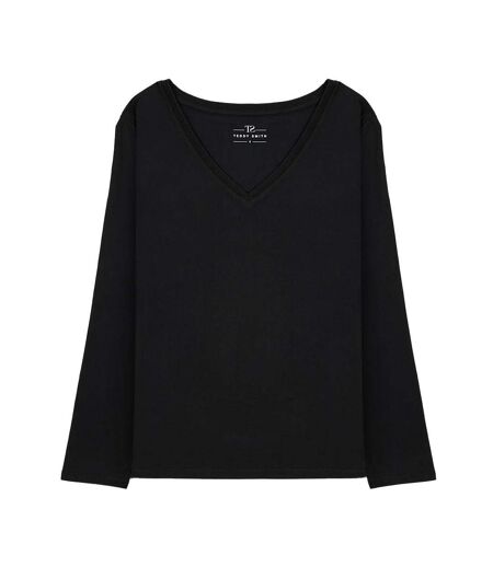 T-shirt noir femme teddy smith miana - l
