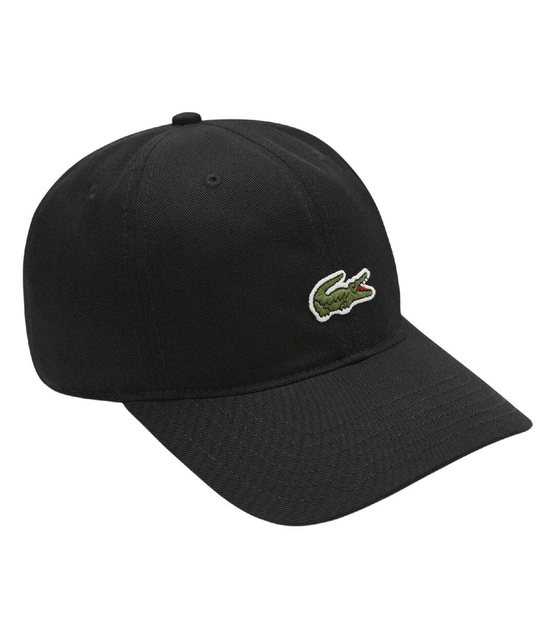Casquette De Baseball Motif/style Logo Brodé Noir Lacoste-1