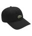 Casquette De Baseball Motif/style Logo Brodé Noir Lacoste-1