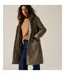 Veste Imperméable Longue Motif/style Imprimé Léopard Sur L'intérieur Ramona Femme Beige Marron Regatta-1