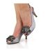 Escarpins Ankara Femme Gris Foncé Lunar-1