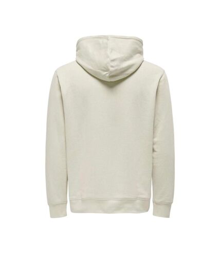 Sweat à Capuche Beige Homme Only & Sons Sotl Reg - L