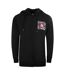 Mens Asymmetric Box Full Zip Hoodie Black Cavalli Class-1