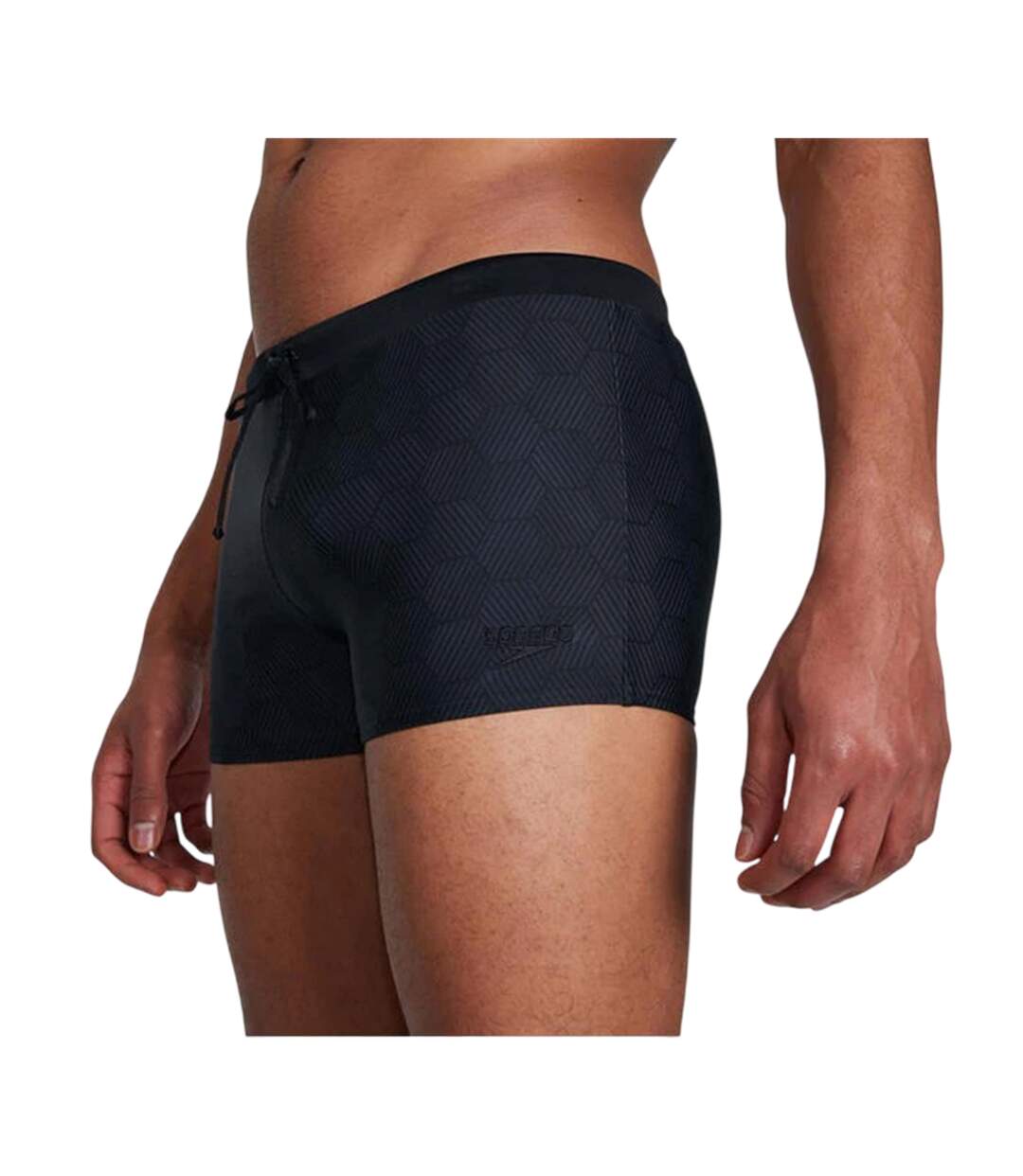 Short De Bain Motif/style Géométrique Homme Noir Gris Speedo-3