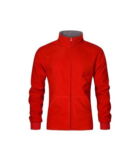 Veste Homme Rouge Gris Clair Uni Promodoro