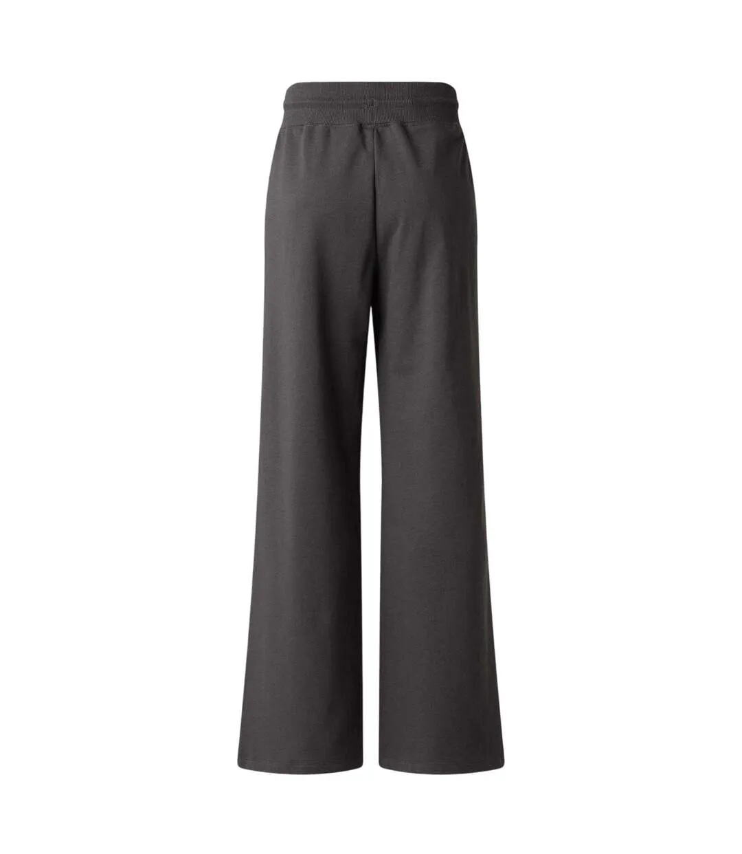 Womens/ladies Essential Fleece Wide Leg Jogging Bottoms Anthracite Grey The North Face-2
