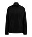Womens/ladies Januki Half Zip Fleece Black Ziener-2