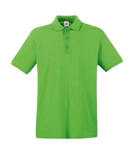 Polo Manches Courtes Homme Vert Clair Fruit Of The Loom