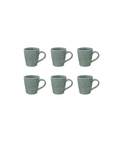 Lot de 6 Mugs Design Zoé 35cl Vert