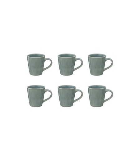 Lot de 6 Mugs Design Zoé 35cl Vert