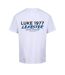 T-shirt Style Ville Leicester Homme Blanc Bleu Luke 1977-2