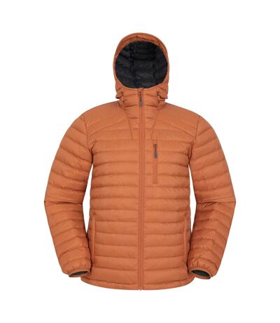 Mountain Warehouse Mens Henry II Extreme Down Filled Padded Jacket (Rust)