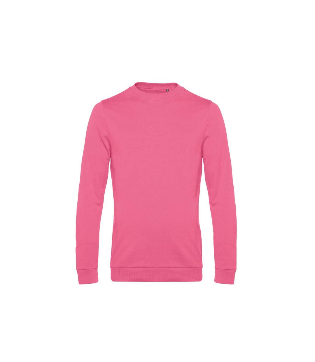 Mens set in sweatshirt pink fizz B&C-1