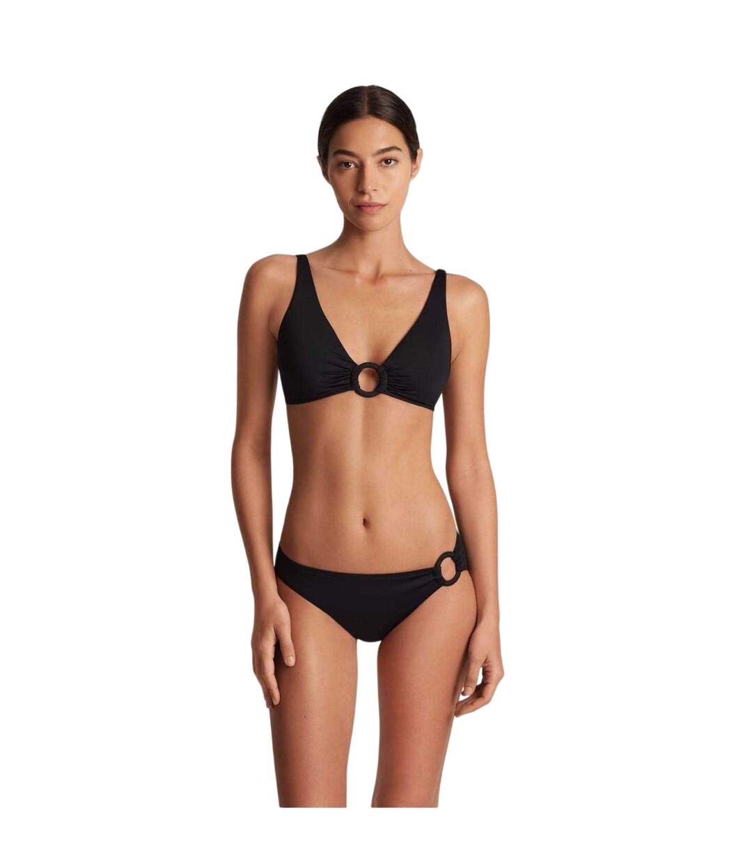 Ensemble Maillot De Bain 2 Pièces Motif/style Bague Femme Noir Ralph Lauren-2