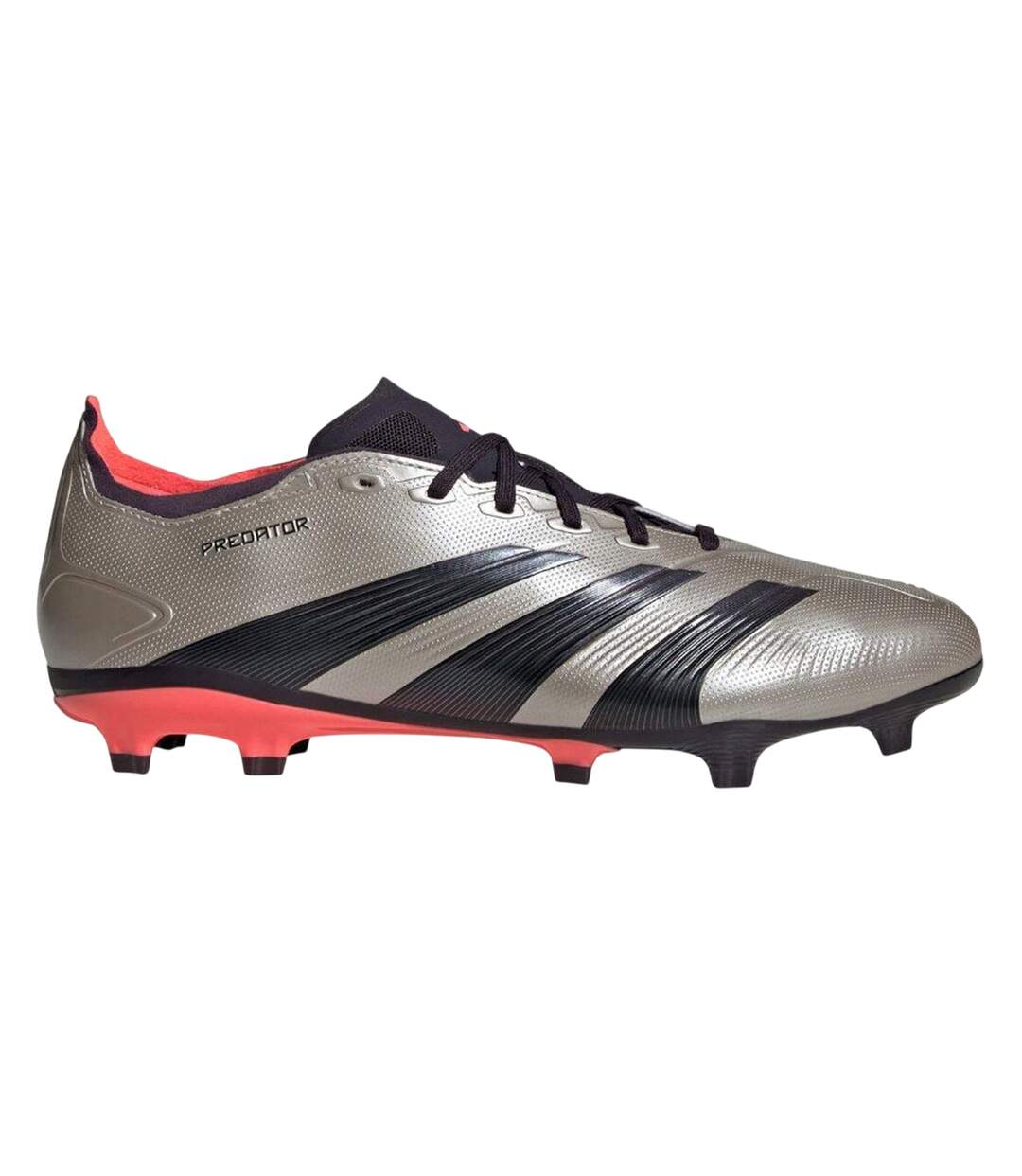 Chaussures De Foot Pour Terrain Ferme Predator League Homme Gris Rouge Adidas-1