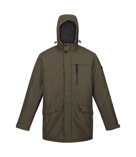 Regatta Mens Penbreak Waterproof Jacket (Dark Khaki)