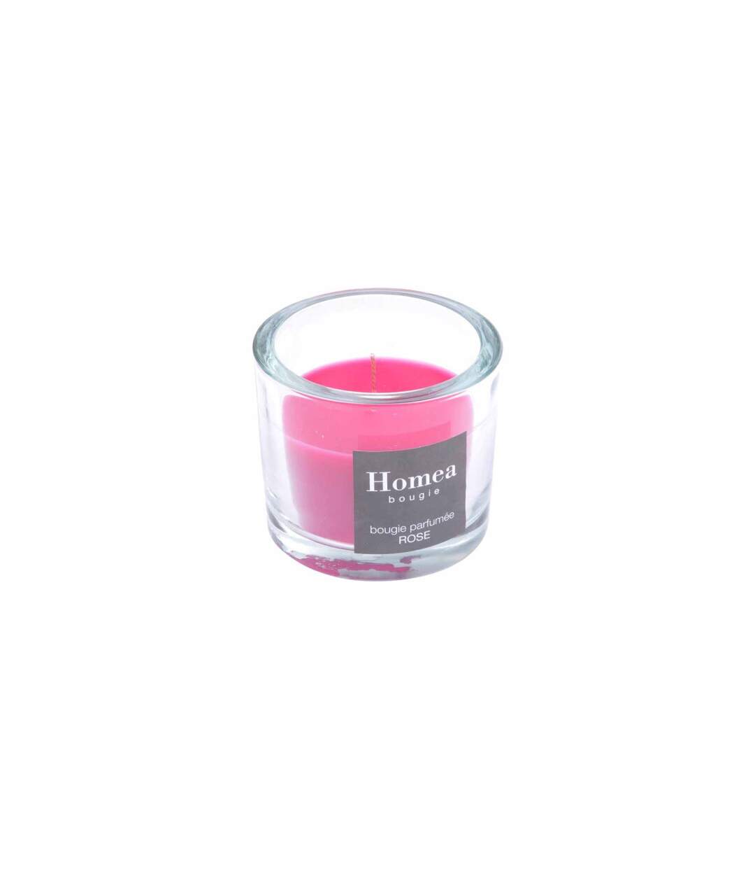 Bougie Verrine Parfumée Essentiel 9cm Rose-2