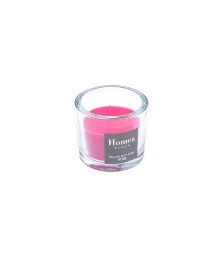 Bougie Verrine Parfumée Essentiel 9cm Rose