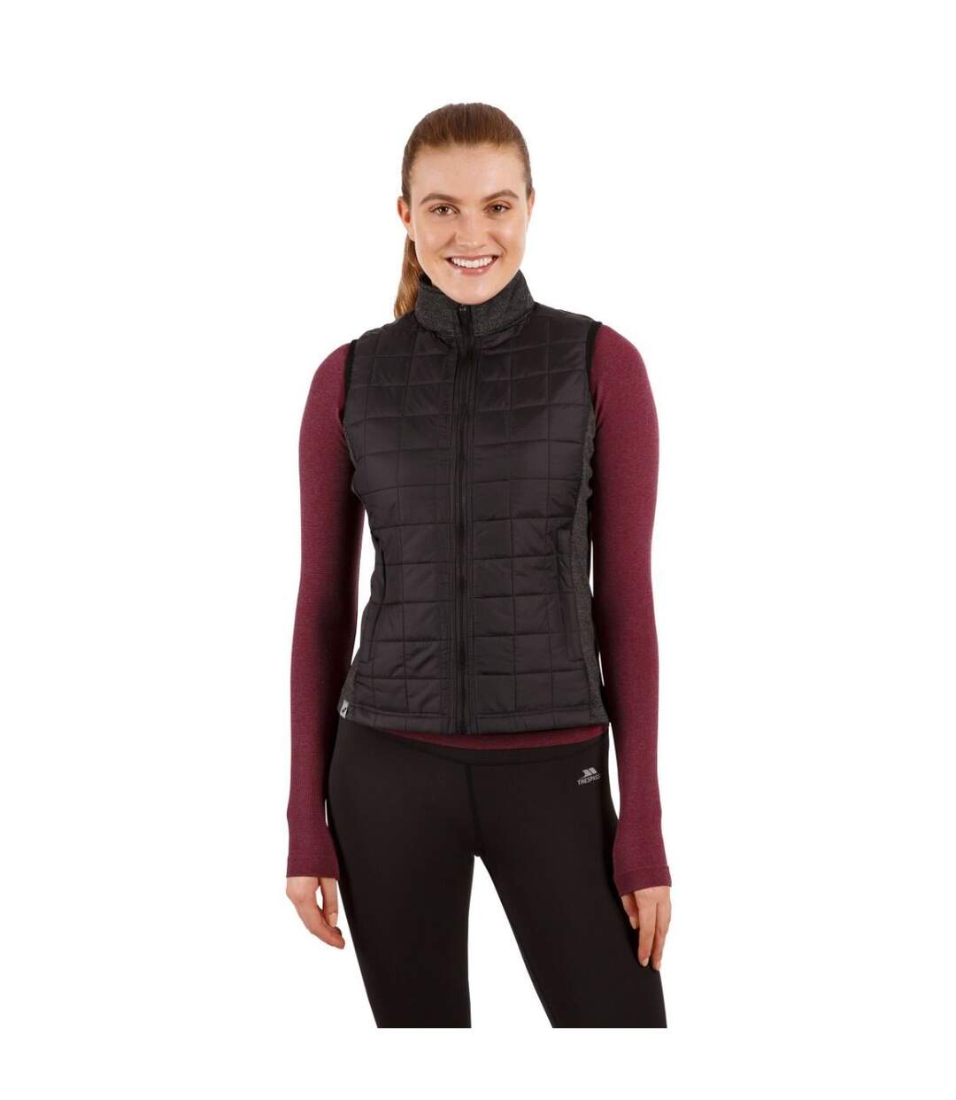 Womens/ladies Lyla Active Gilet Black Trespass-1