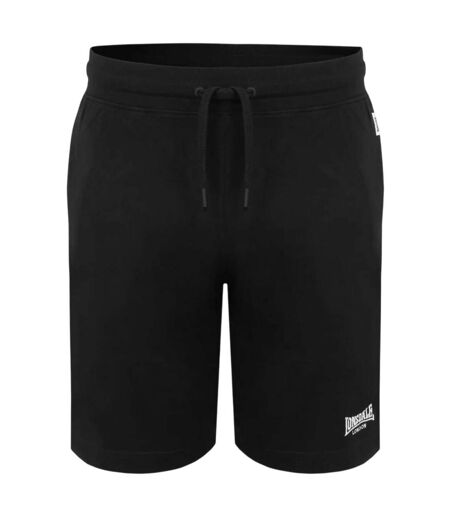 Mens Jersey Lounge Shorts Black Lonsdale