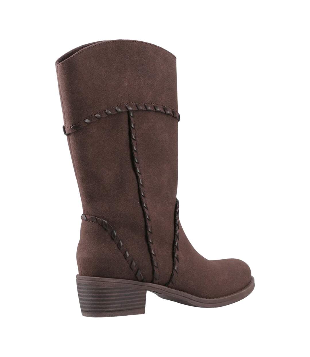 Womens/ladies Rowdy Cowboy Boots Dark Brown Rocket Dog-2