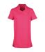 Womens/ladies Orchid Short-sleeved Tunic Hot Pink Premier-1