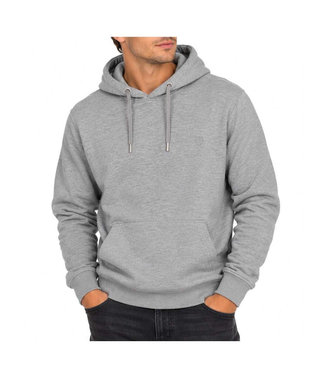 Sweat à capuche gris homme redskins sc8702-1
