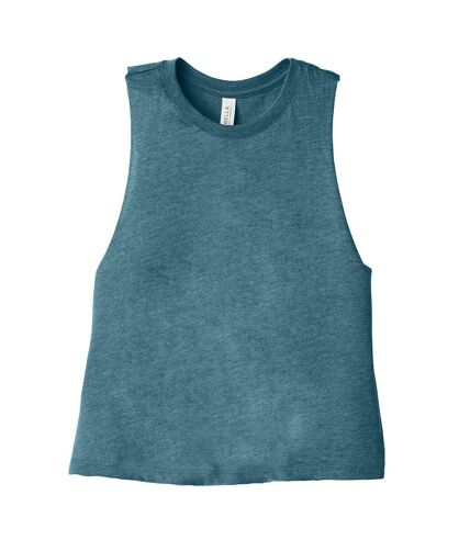 Dark Teal Green Cropped Camisole Top
