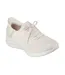 Womens/ladies Ultra Flex 3.0 Brilliant Path Slip-in Hands Free Sport Trainers Beige Cream Skechers-4