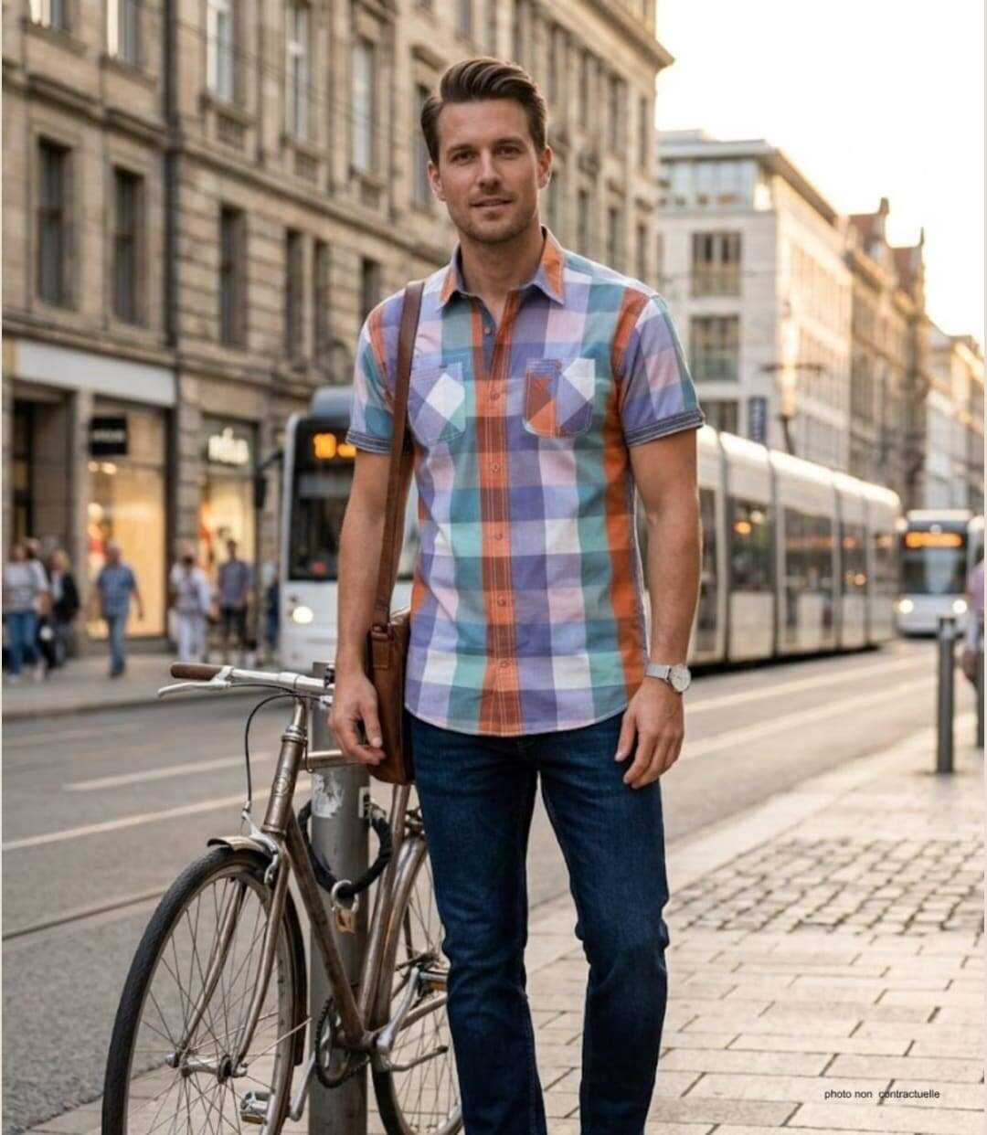 Chemisettes Manches Courtes WINCHESTER TAHITI2 : Le Look Estival Confortable et Soigné-5
