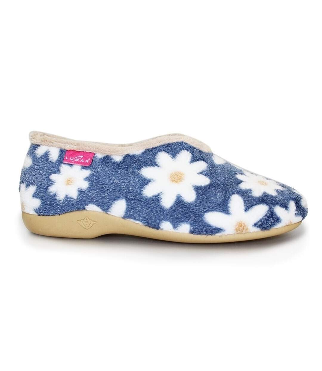 Chaussons femme bleu Lunar