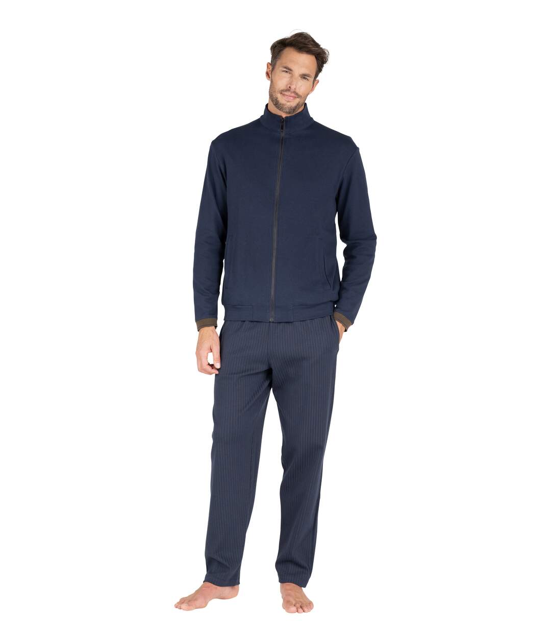 Veste zippée homme Interlock Eminence-2
