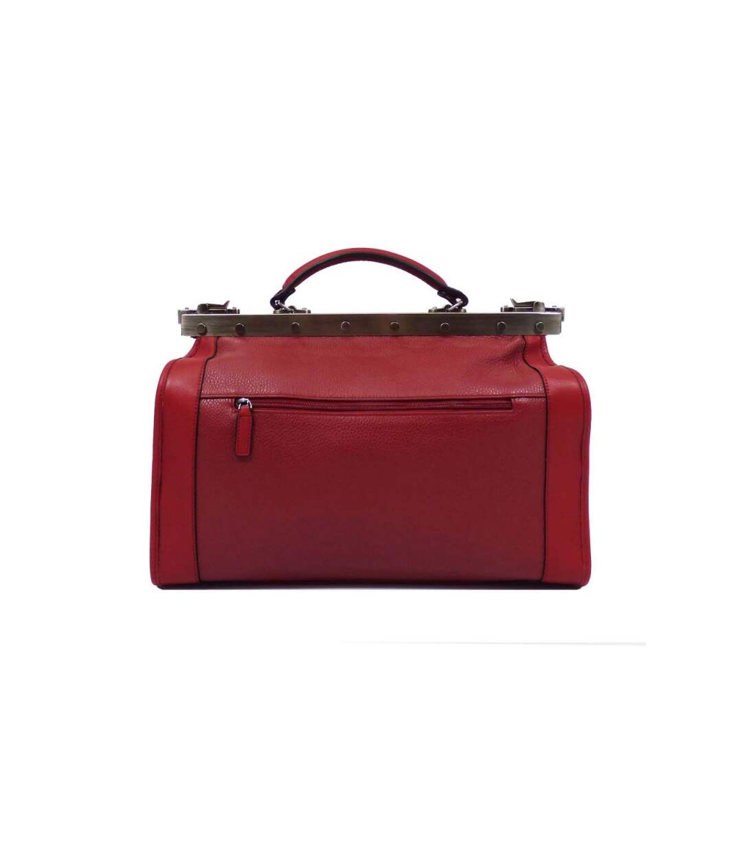 Katana - Sac de voyage en cuir Doctor Bag 42cm - rouge - 7389-2