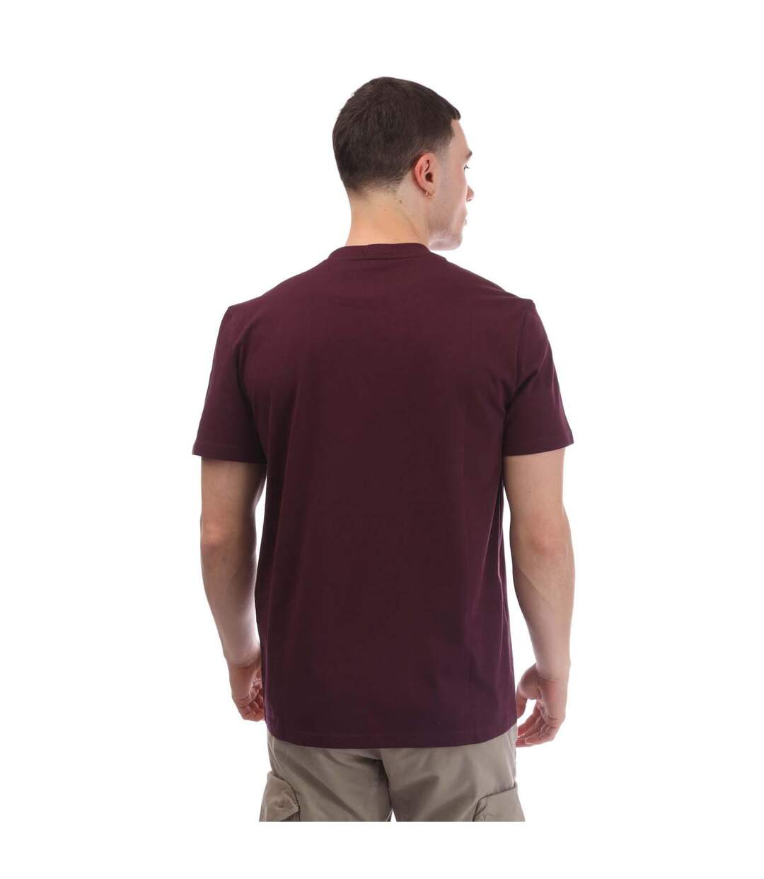 Mens Takaji Parachute Pocket T-shirt Bordeaux Weekend Offender-3