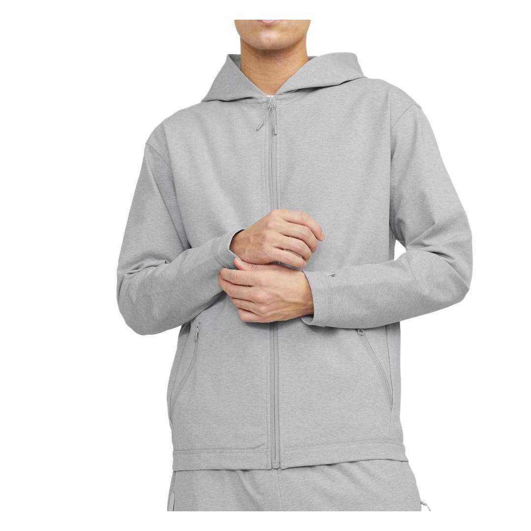 Sweat Gris à capuche Homme Jack & Jones Cloud - L-1