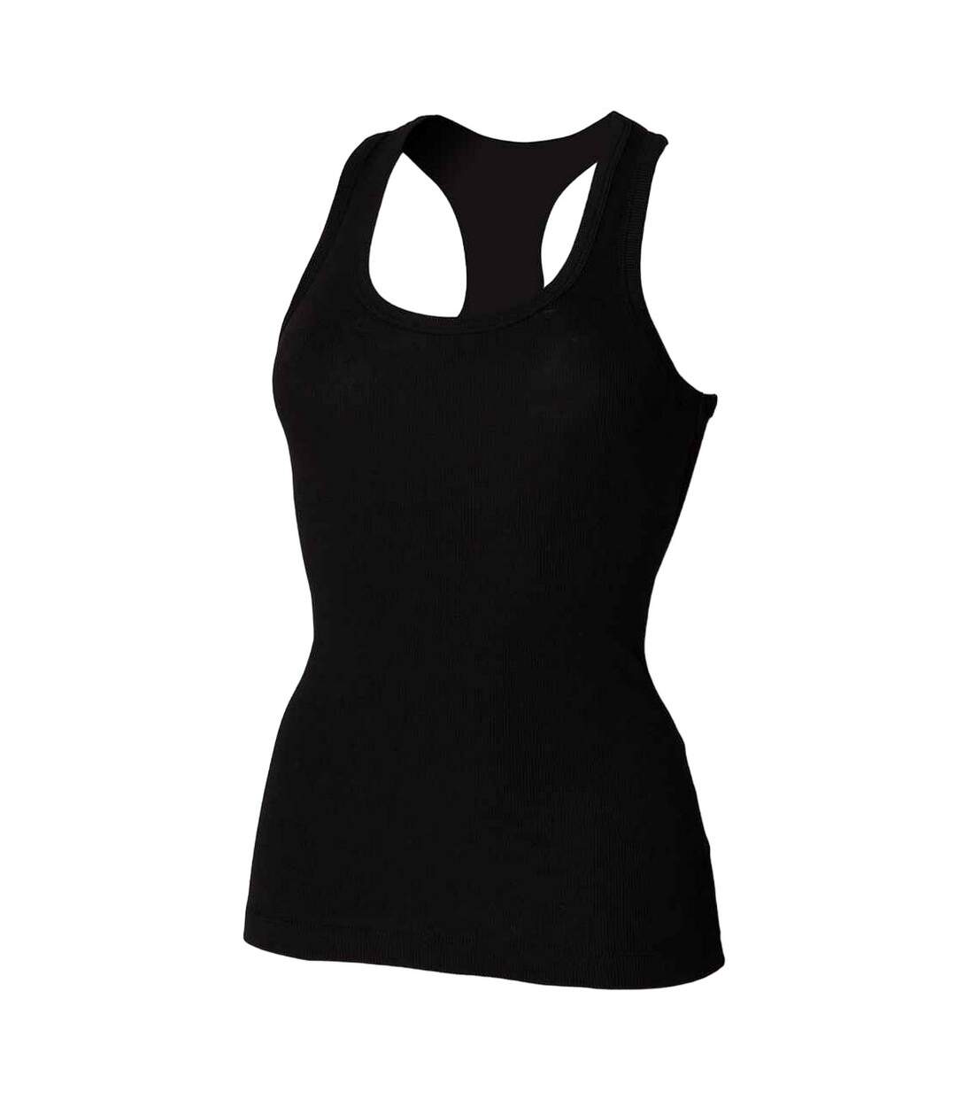 Débardeur femme noir Skinni Fit-1