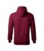 Sweat À Capuche Cape Homme Rouge Malfini-2